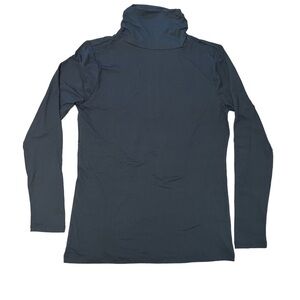 NWT navy mock neck shell top long sleeve Zenana